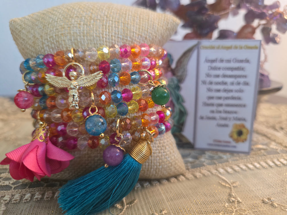 Pulsera con Oracion Artesanal Mexicana